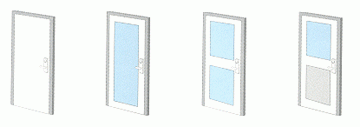 Aluminum door design options