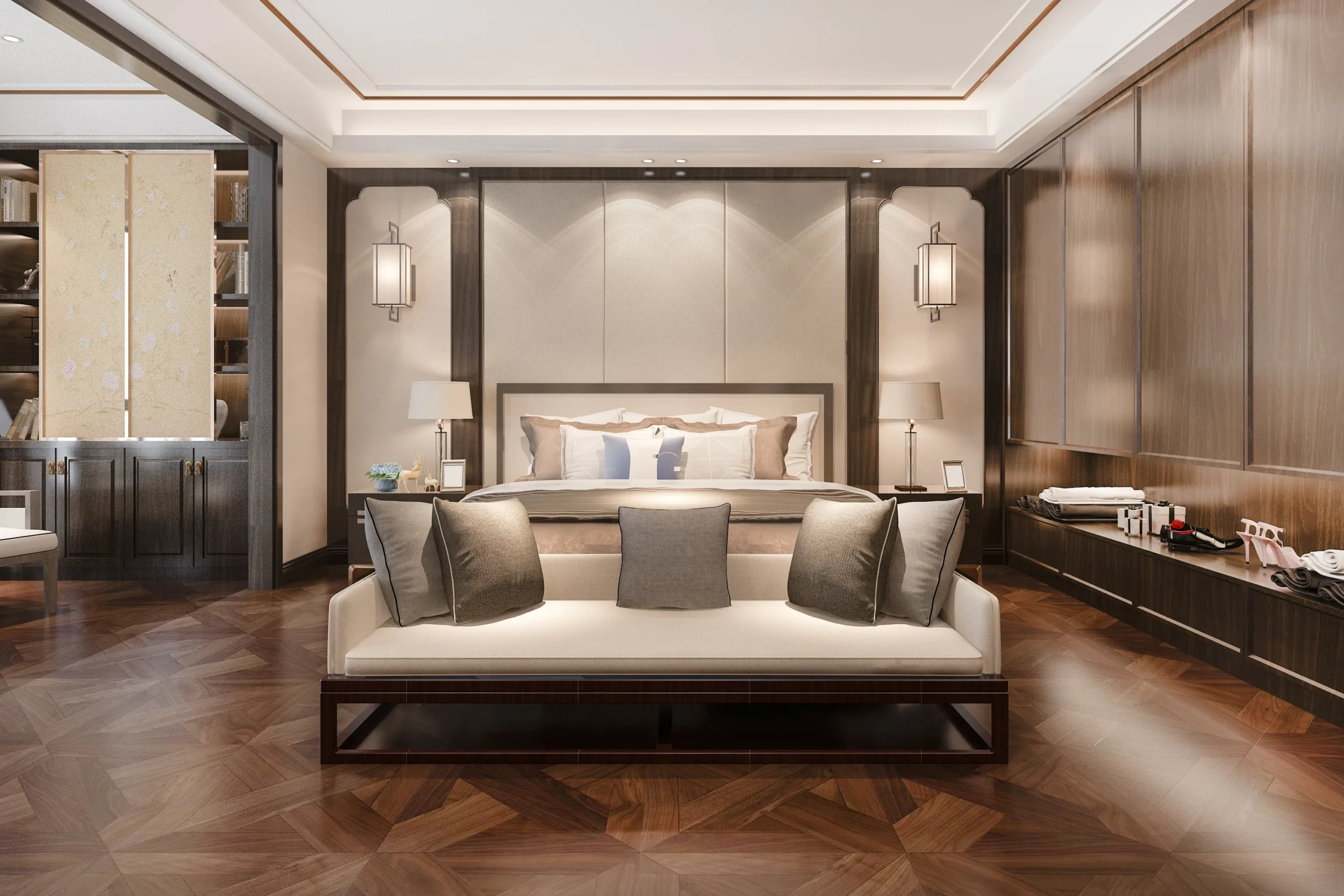 A beautiful modern residential security saferooms