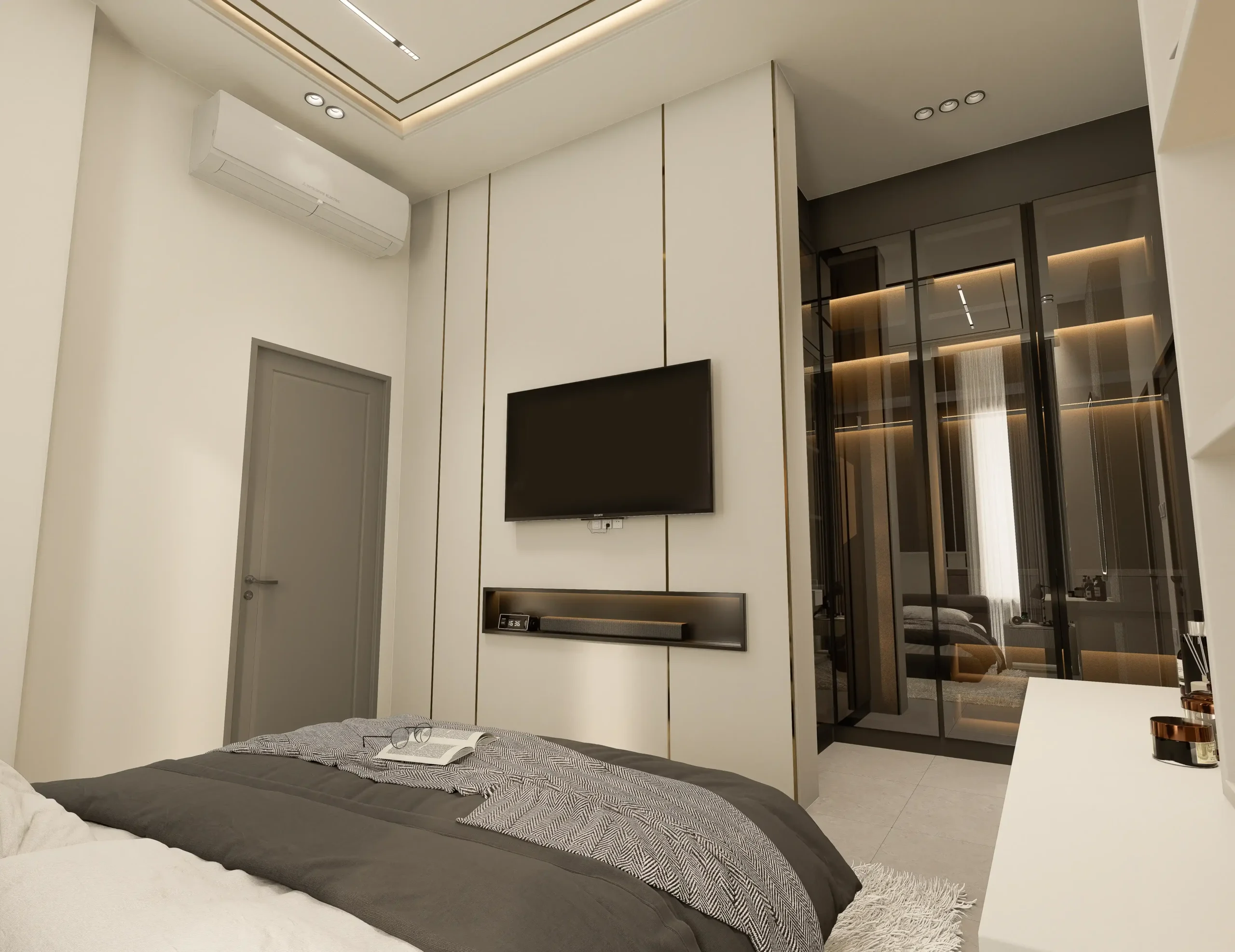 A beautiful modern safe room