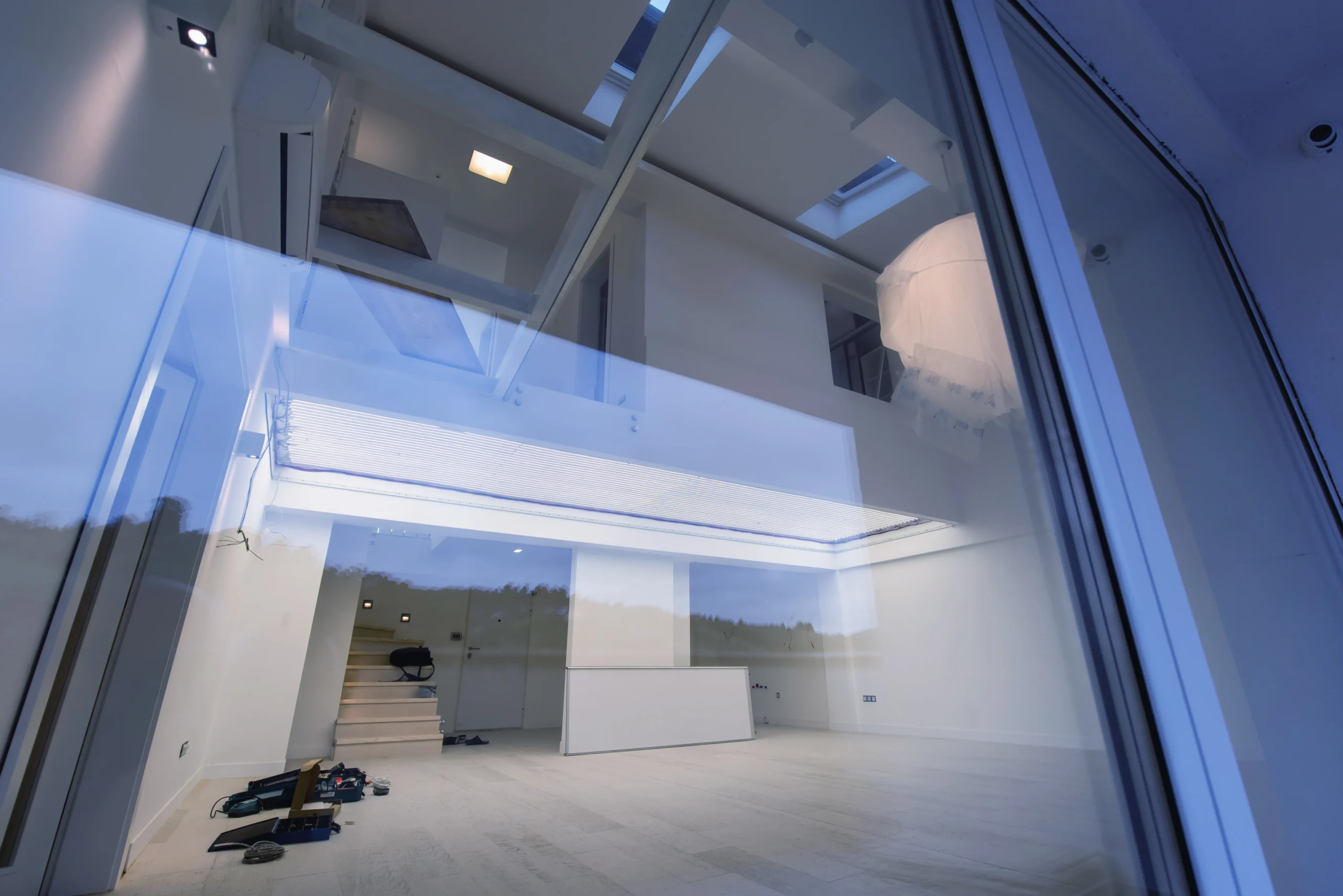 A beautiful modern corporate safe room
