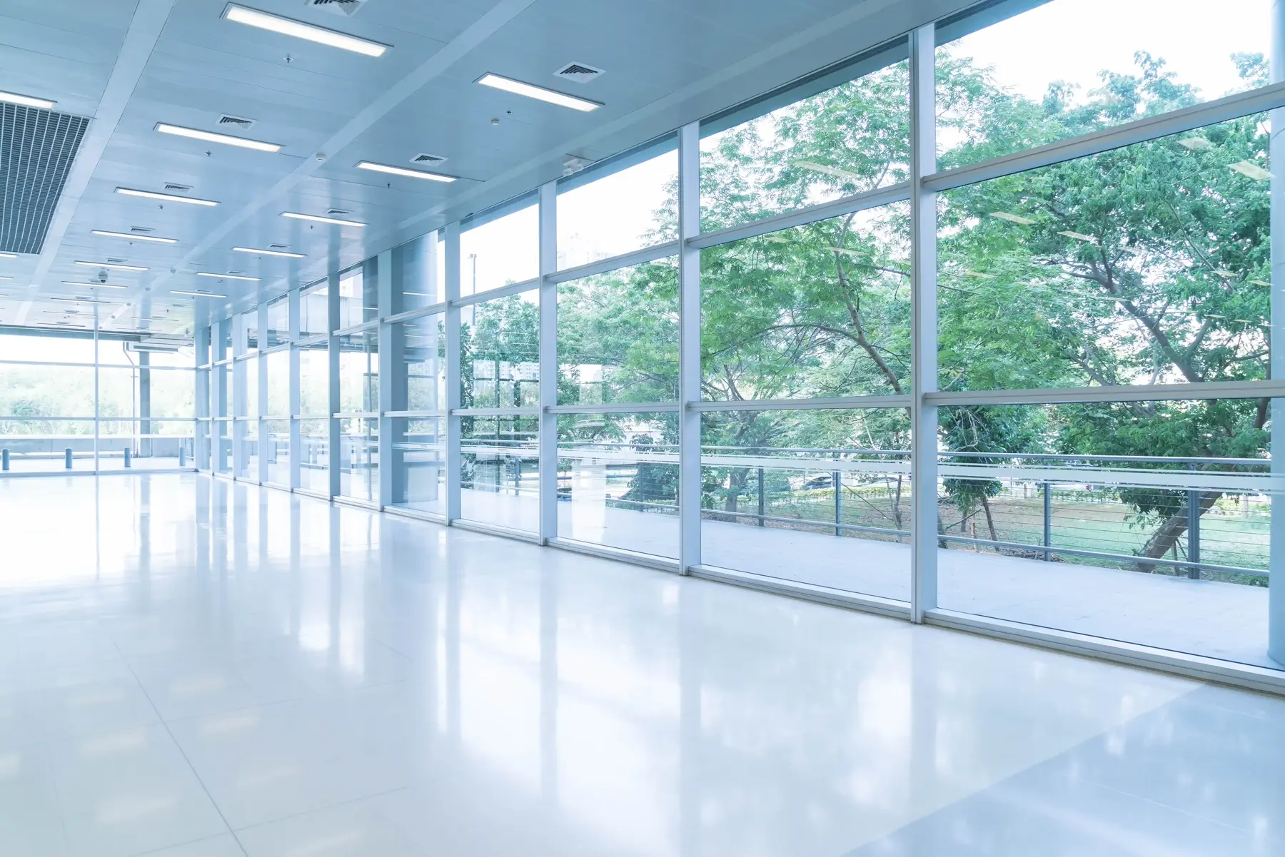 The corporate office with air filtration units