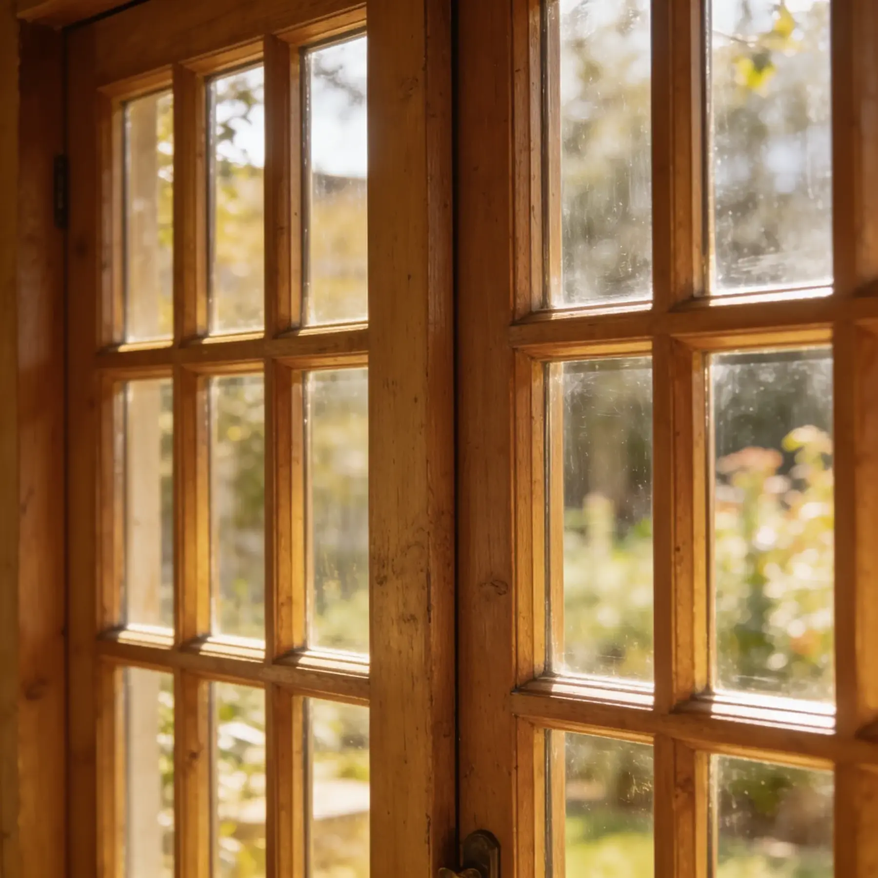 The security doors with wooden finish