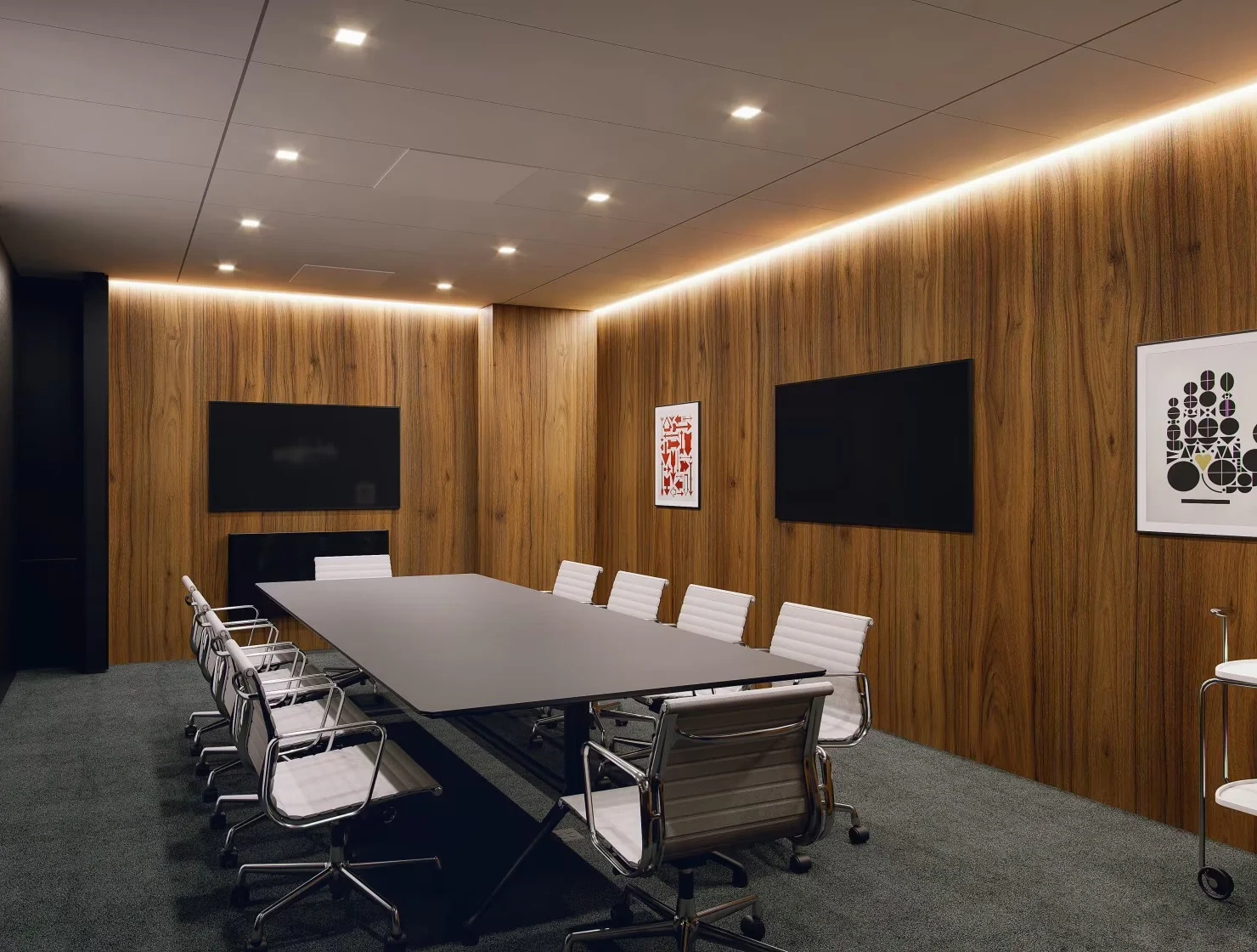Corporate security meeting saferoom